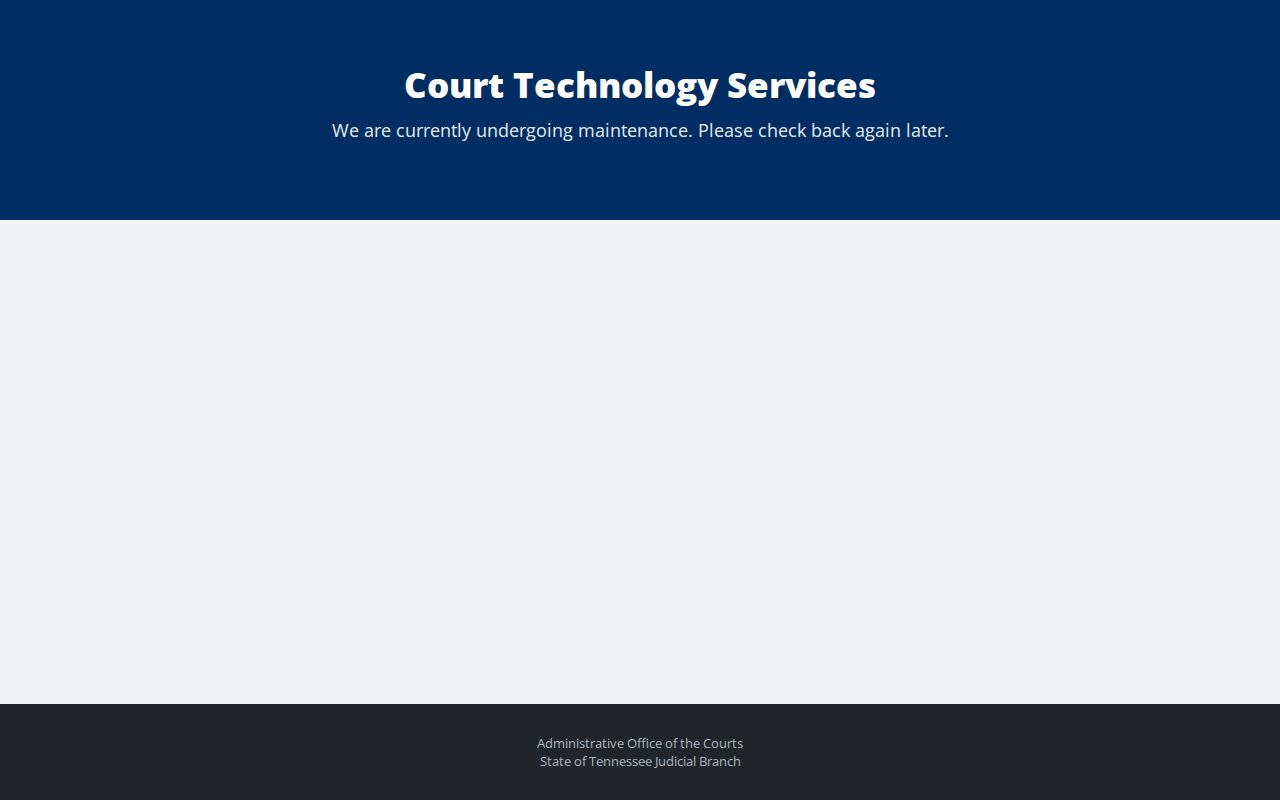 Van Buren County active warrant confirmation: Tennessee court clerk directory