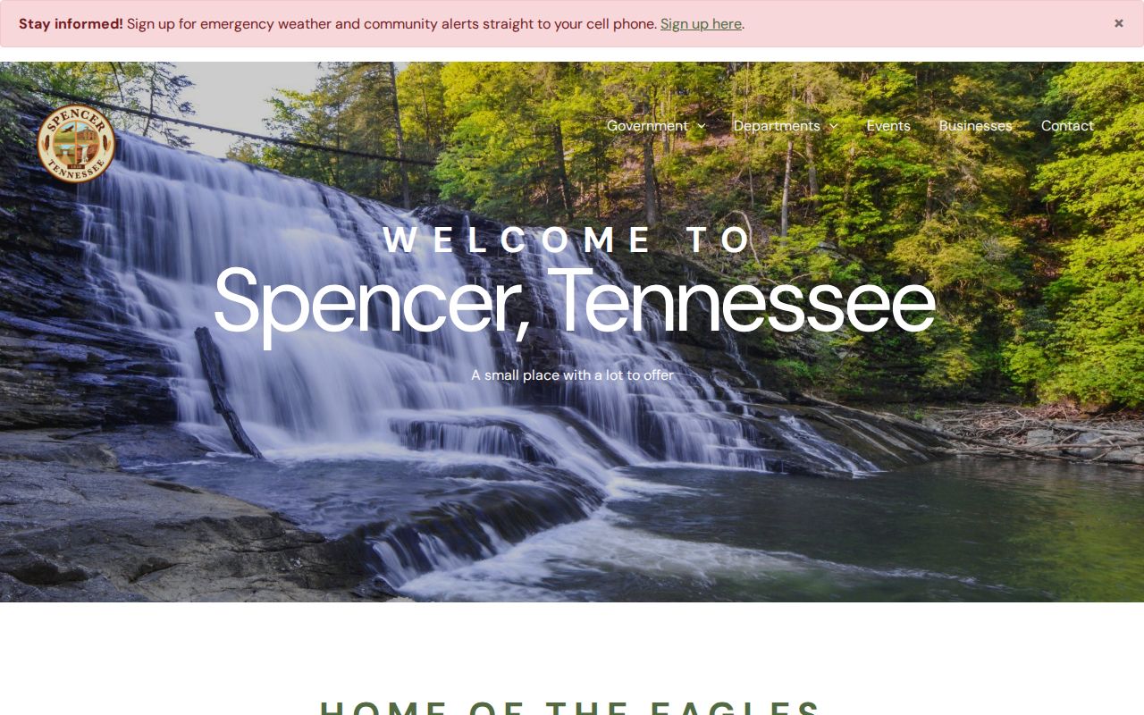 Spencer warrant records: official city homepage and ticket-payment link